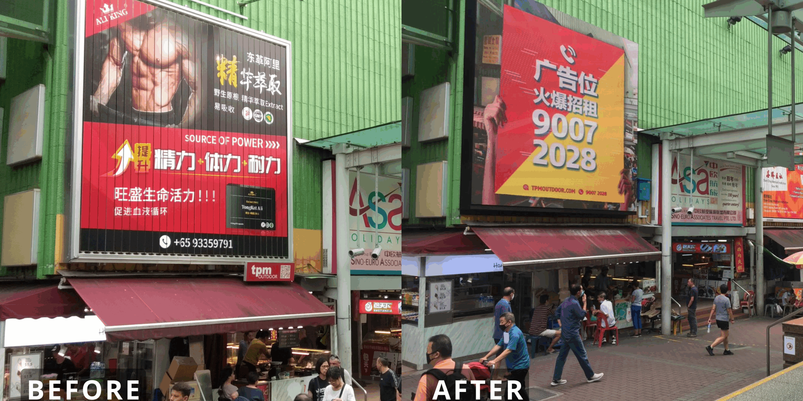 The Perfect Media Upgrading Bilboard To LED Screen_People’s Park Complex_Chinatown_Singapore_OOH_DOOH_2025