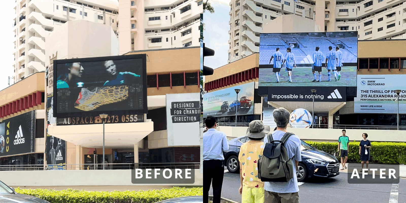 The Perfect Media Upgrading LED Screen_Queensway Shopping Centre_Alexandra Road_Singapore