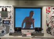 Indoor LED screen installation at Under Armour retail store in Jakarta, Indonesia, showcasing high-resolution sports visuals as part of the 2025 digital display upgrade.